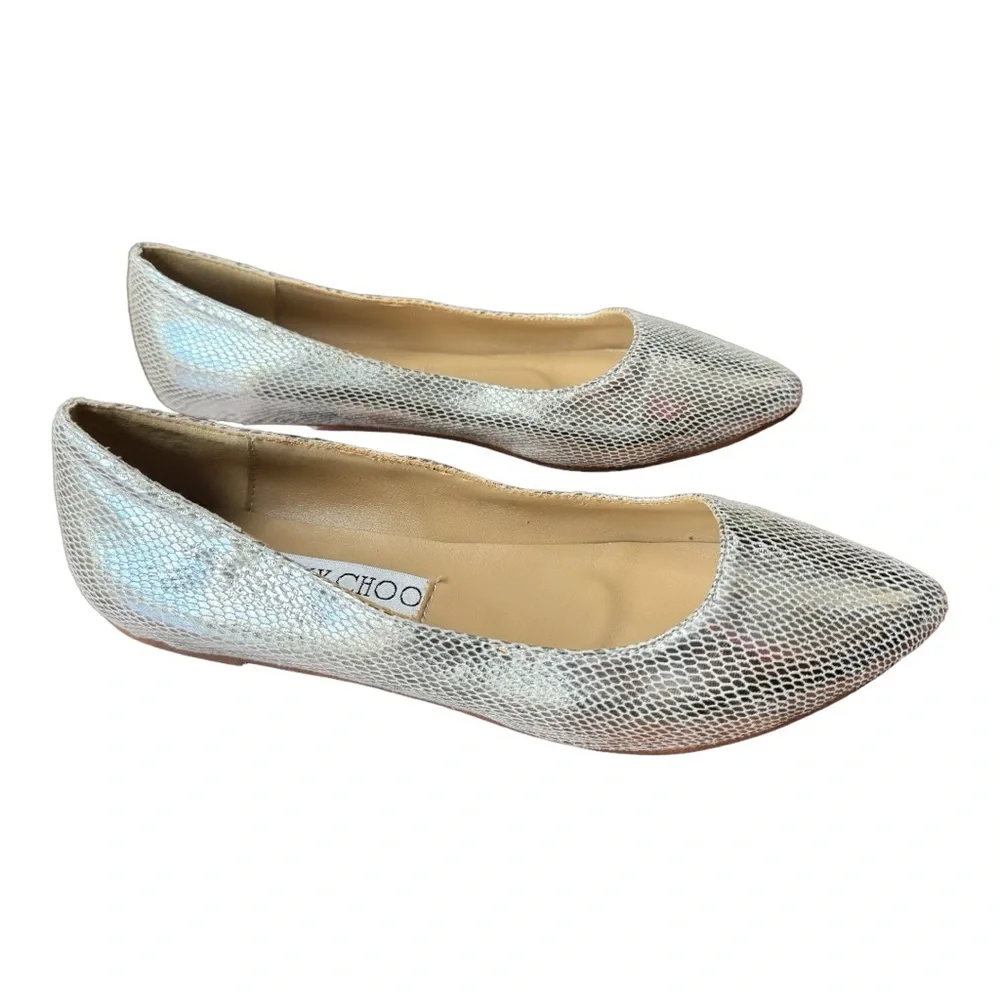 Jimmy Choo Glitter ballet flats 39EU - Picture 2 of 10